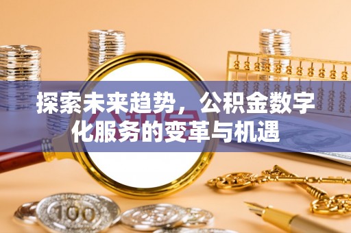 黄陂探索未来趋势，公积金数字化服务的变革与机遇