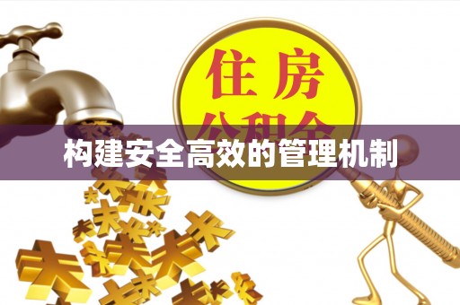 黄陂构建安全高效的管理机制