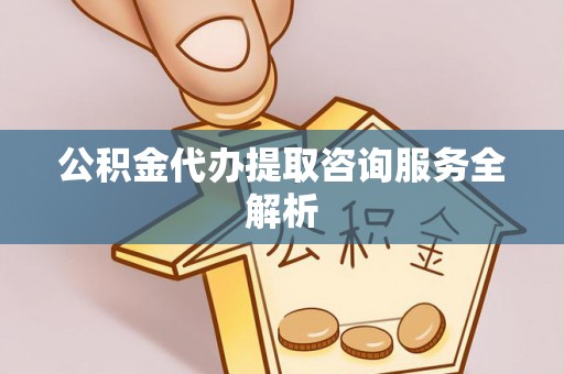 黄陂公积金代办提取咨询服务全解析