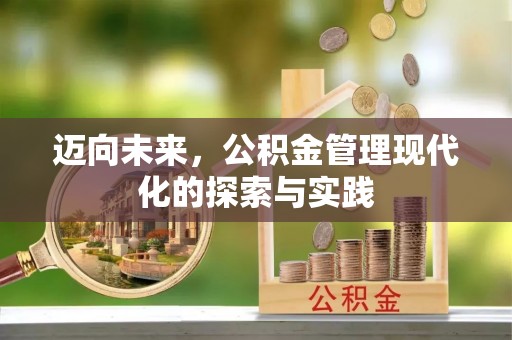 黄陂迈向未来，公积金管理现代化的探索与实践