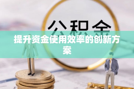 黄陂提升资金使用效率的创新方案