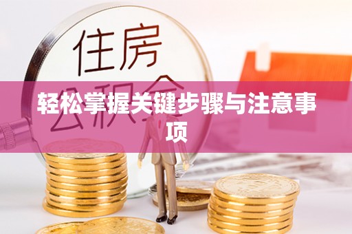 黄陂轻松掌握关键步骤与注意事项