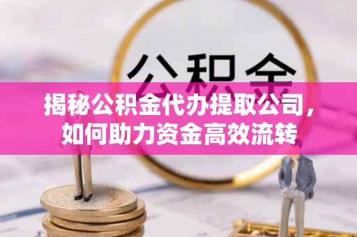 黄陂揭秘公积金代办提取公司，如何助力资金高效流转