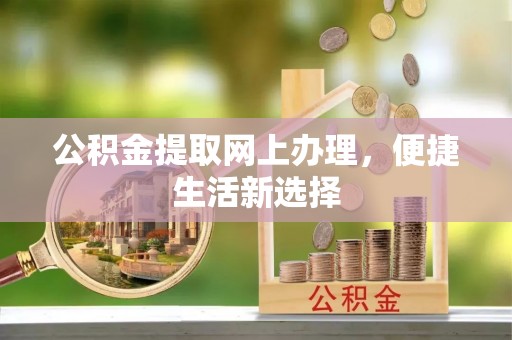 黄陂公积金提取网上办理，便捷生活新选择