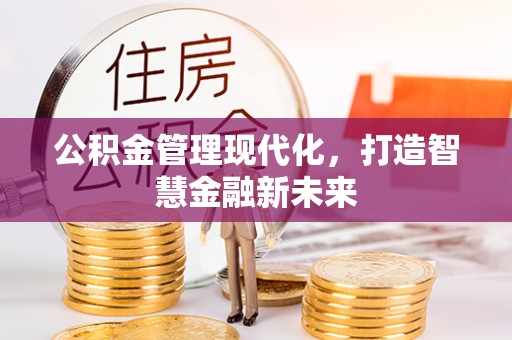 黄陂公积金管理现代化，打造智慧金融新未来