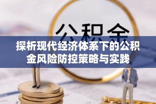 黄陂探析现代经济体系下的公积金风险防控策略与实践