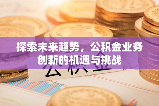 黄陂探索未来趋势，公积金业务创新的机遇与挑战