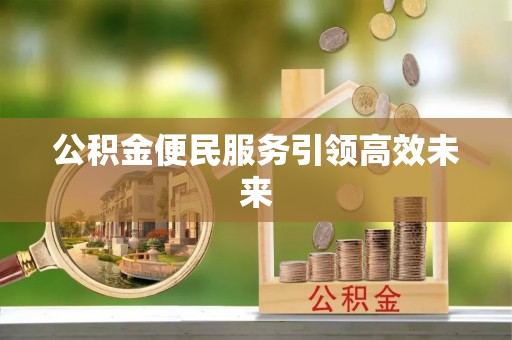 黄陂公积金便民服务引领高效未来