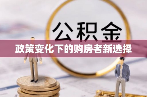 黄陂政策变化下的购房者新选择