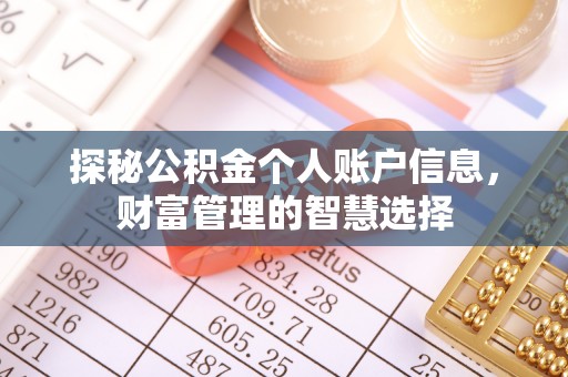 黄陂探秘公积金个人账户信息，财富管理的智慧选择