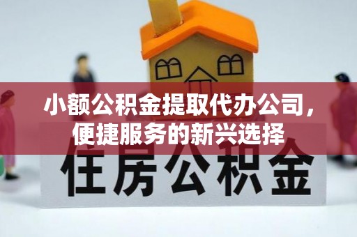 黄陂小额公积金提取代办公司，便捷服务的新兴选择