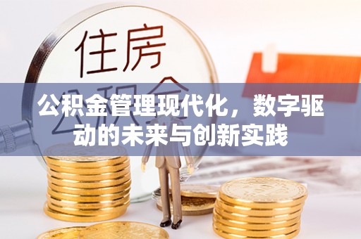 黄陂公积金管理现代化，数字驱动的未来与创新实践