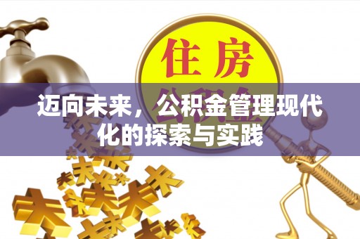 黄陂迈向未来，公积金管理现代化的探索与实践