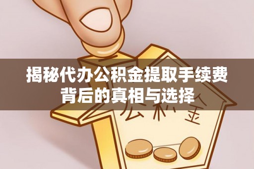 黄陂揭秘代办公积金提取手续费背后的真相与选择