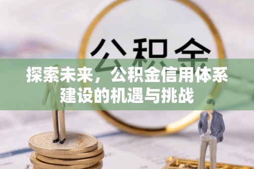黄陂探索未来，公积金信用体系建设的机遇与挑战