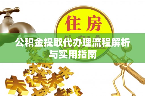 黄陂公积金提取代办理流程解析与实用指南