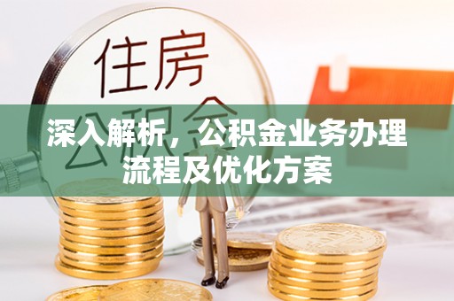黄陂深入解析，公积金业务办理流程及优化方案