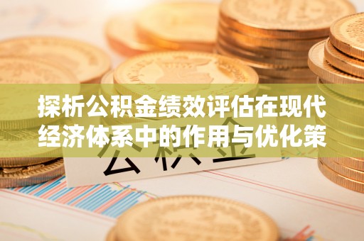 黄陂探析公积金绩效评估在现代经济体系中的作用与优化策略