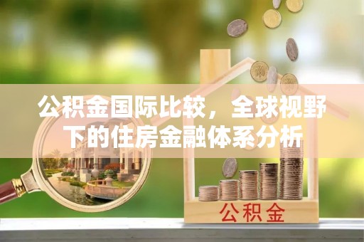 黄陂公积金国际比较，全球视野下的住房金融体系分析